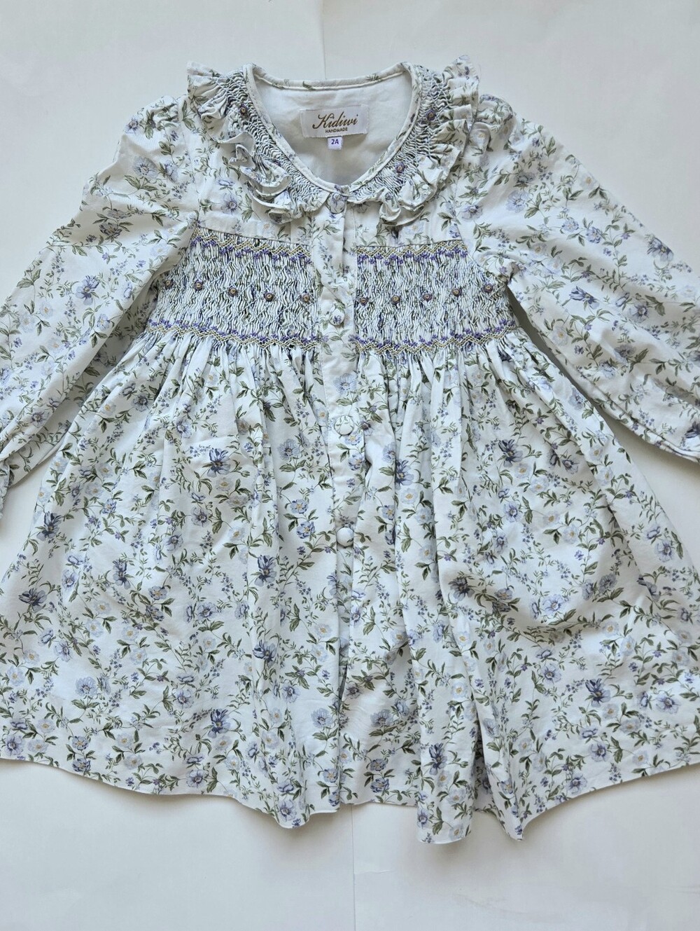 Kidiwi Floral Smocked Dress
